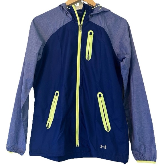 Under Armour Women’s Small Blue Qualifier Running Back Country Outdoor Jacket - Picture 1 of 3